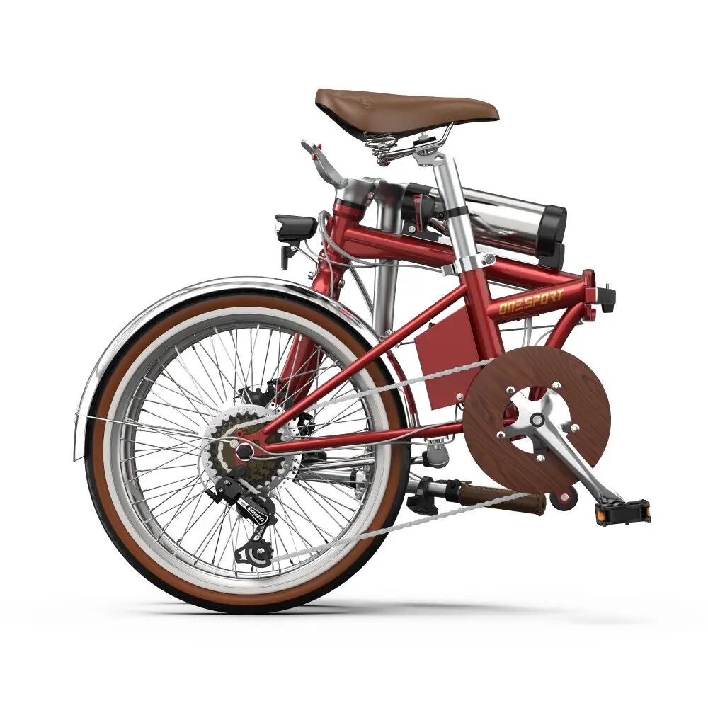 Bici elettrica pieghevole adulti OT02 Pro 250W 20" 36V5.2Ah Città 5/12