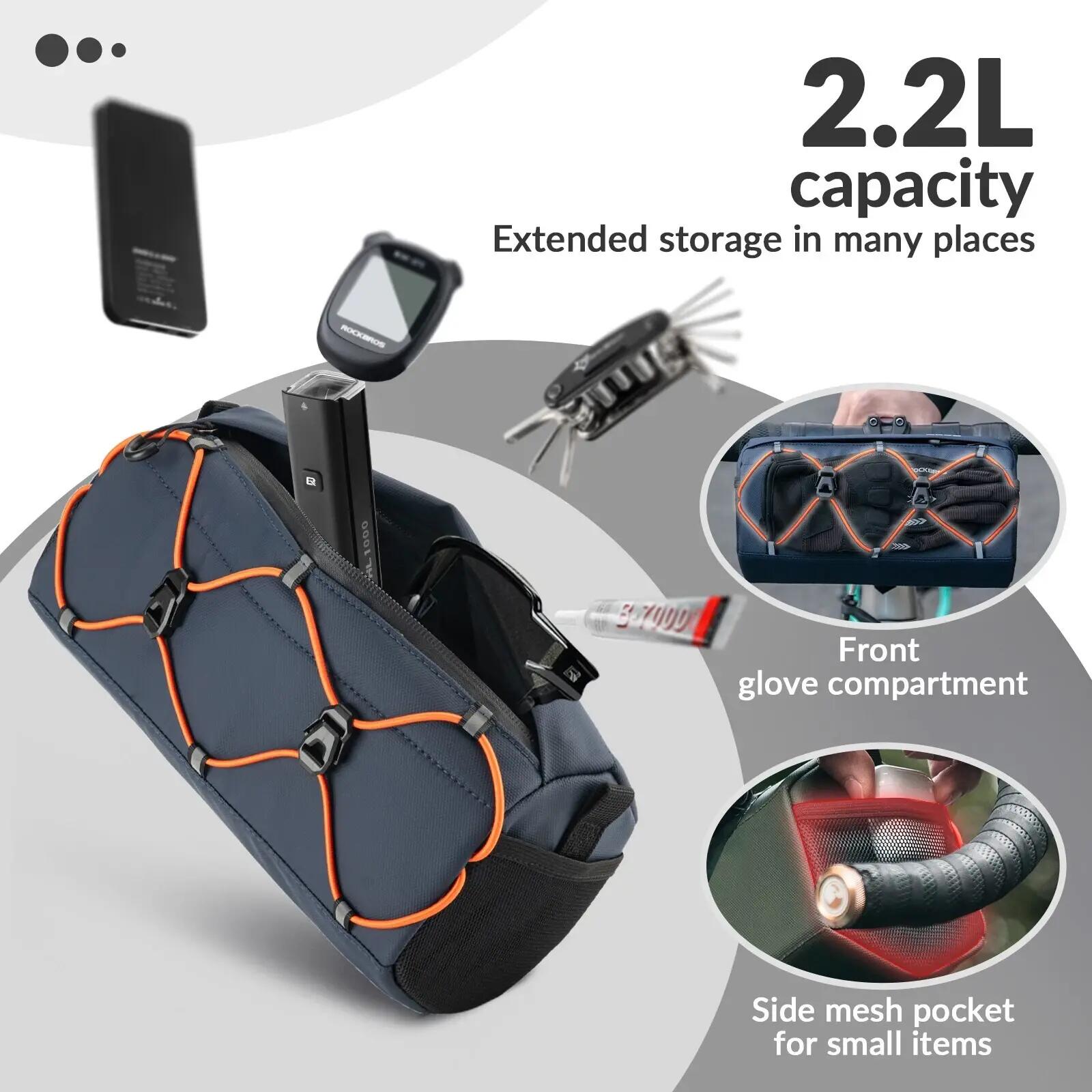 ROCKBROS Fahrrad Lenkertasche Fahrradtaschen 4/6