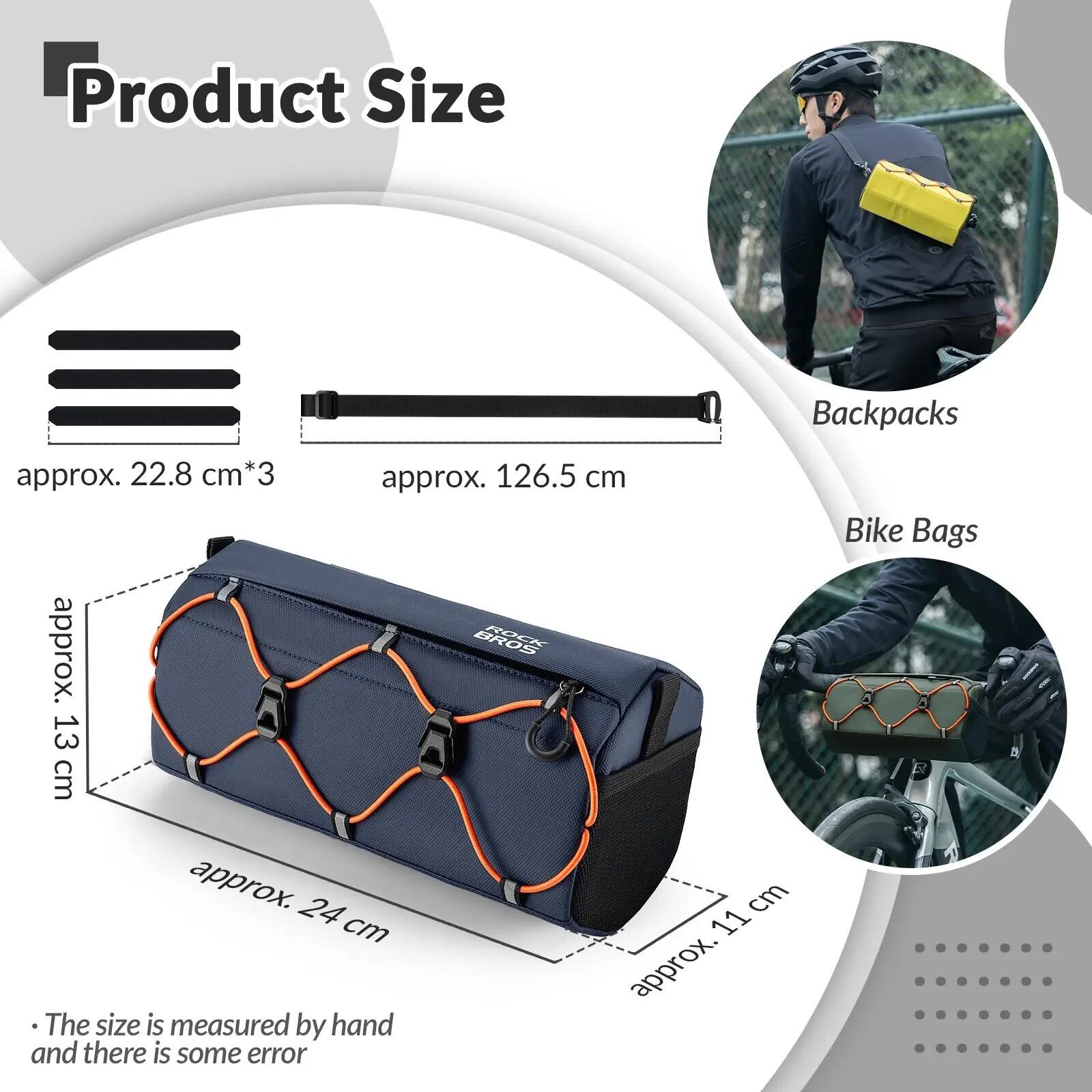 ROCKBROS Fahrrad Lenkertasche Fahrradtaschen 2/6