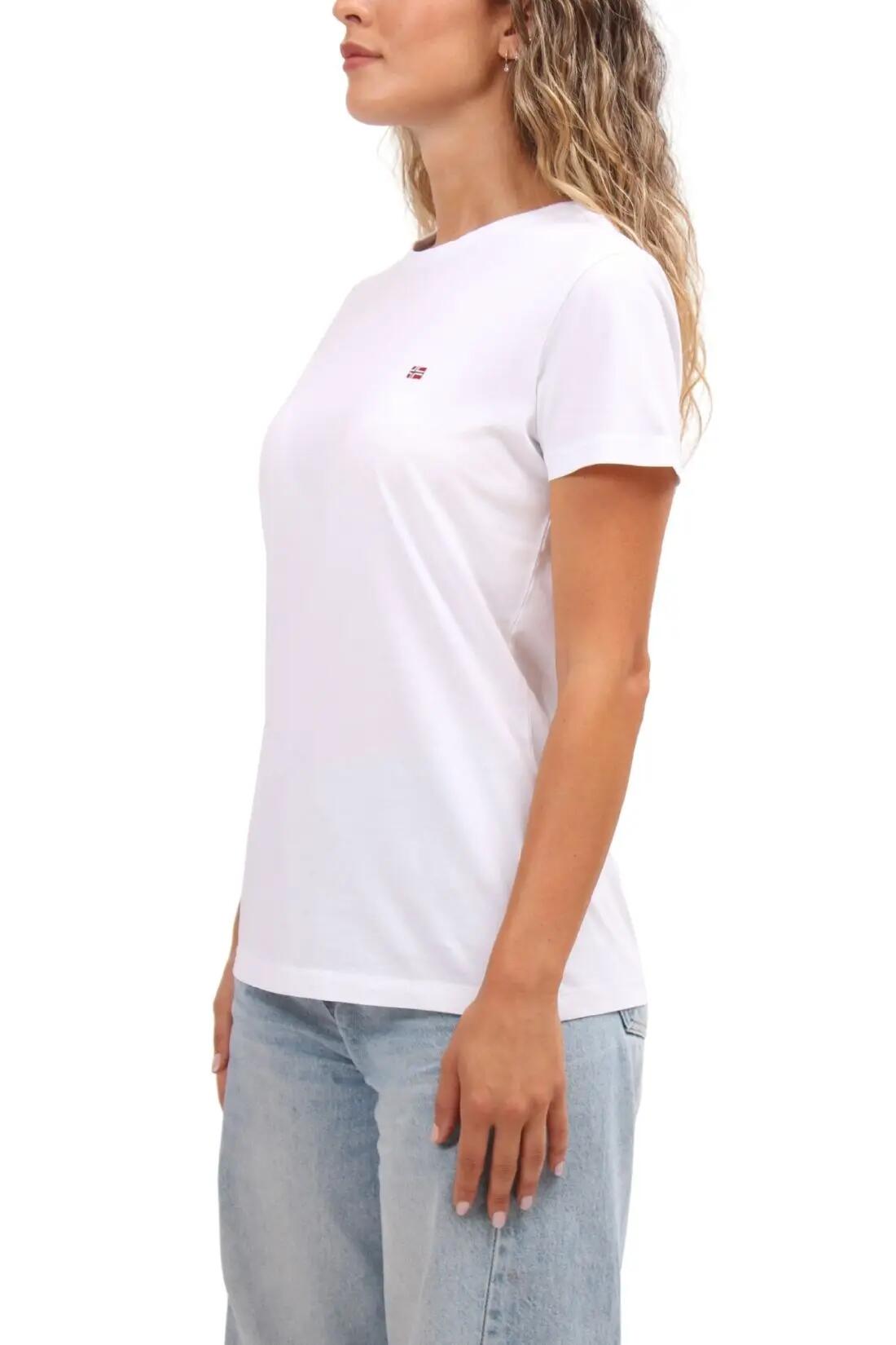 Damen - Freizeit - T-Shirt - Regular Fit, Kurzarm, Rundhals - Suri - Weiß 2/4