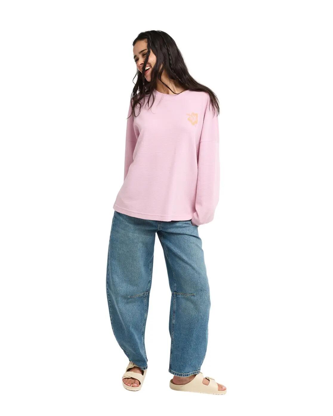 Longsleeve EASTSIDE MIDWEIGHT Rosa Dames 4/4