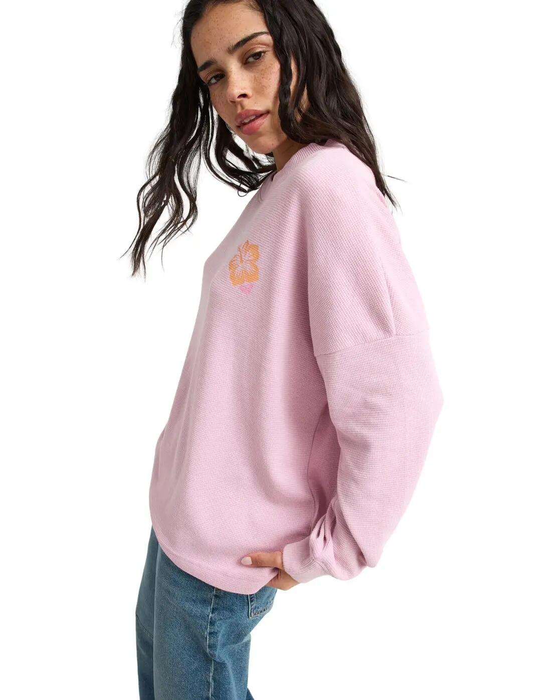 Longsleeve EASTSIDE MIDWEIGHT Rosa Dames 3/4