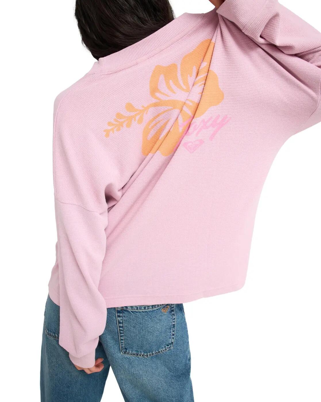 Longsleeve EASTSIDE MIDWEIGHT Rosa Dames 2/4