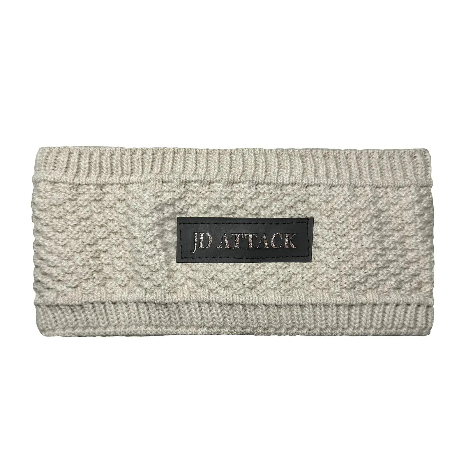 Poppy Winter Hoofdband Dames Warm Poederroze 3/4