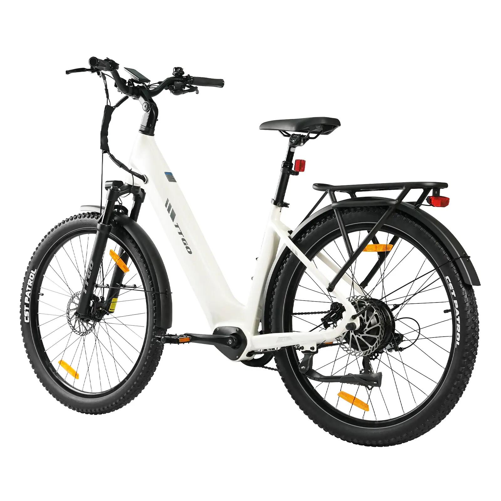 Bicicleta elétrica urbana adulto TTGO Z3 motor 250W 120km autonomia 6/6