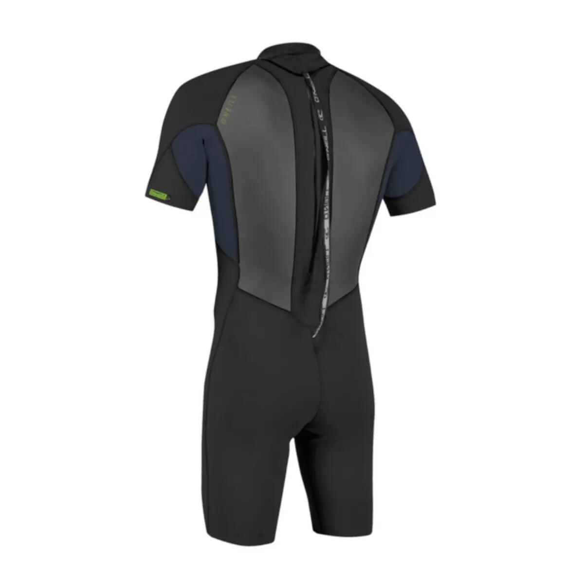 Pianka Dziecięca ONeill Youth Reactor-2 2MM Back Zip S/S Spring Black Slate 2026 3/3