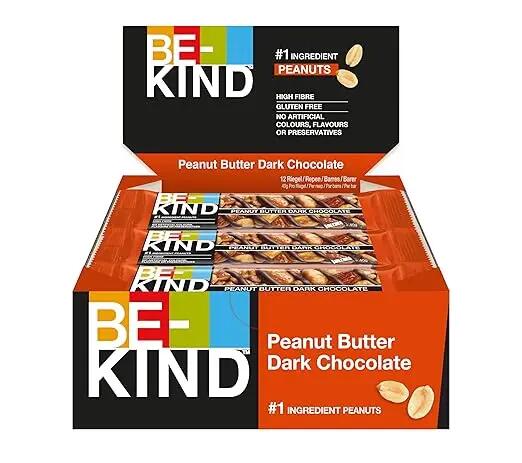 BE-KIND Peanut Butter Dark Chocolate 12x40g Nussriegel für unterwegs & Training 2/3