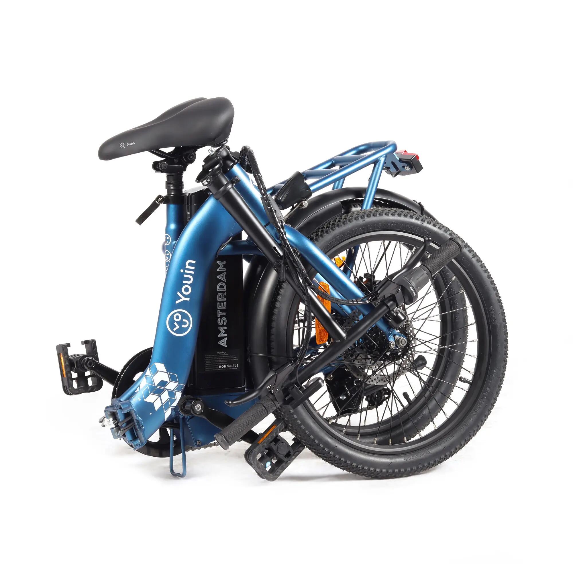 Bicicletta elettrica pieghevole YOUIN Amsterdam BK1003 20" 250W 45 km 3/9