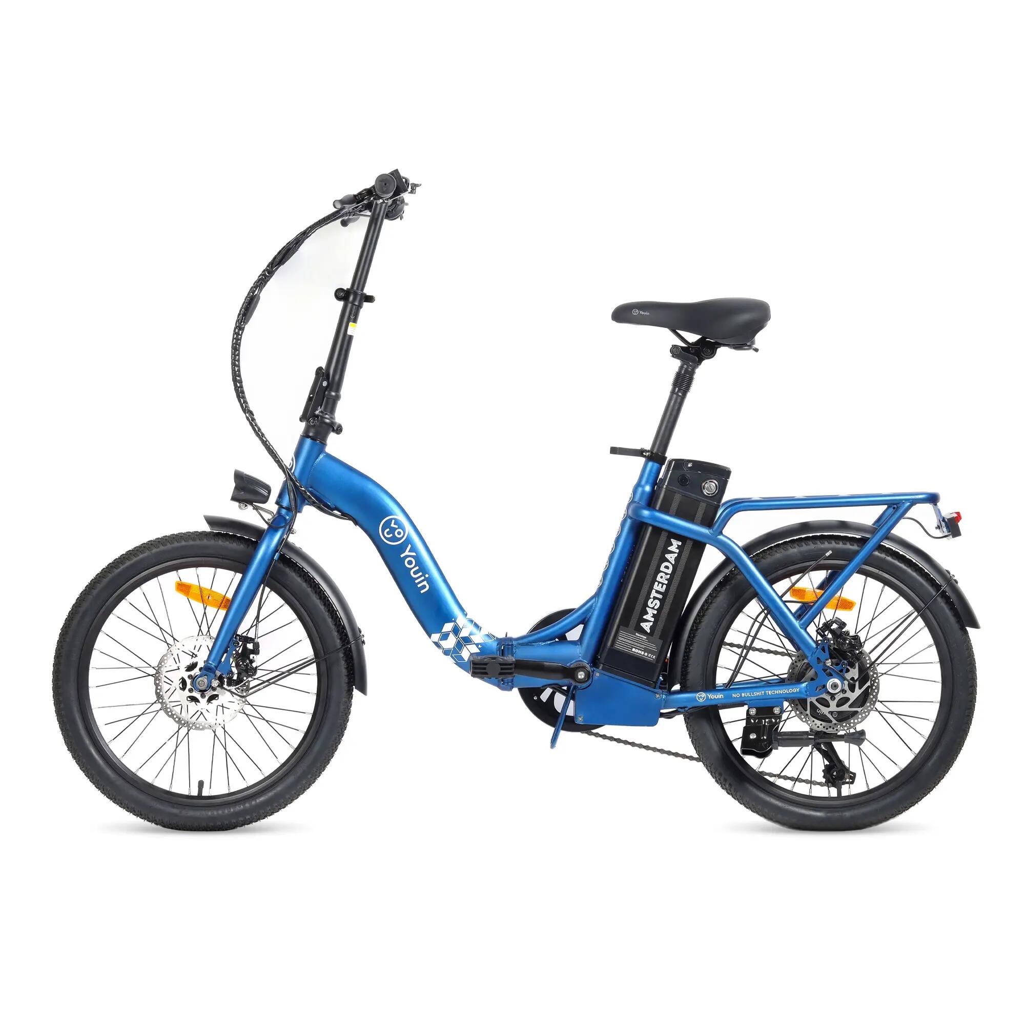 Bicicletta elettrica pieghevole YOUIN Amsterdam BK1003 20" 250W 45 km 2/9