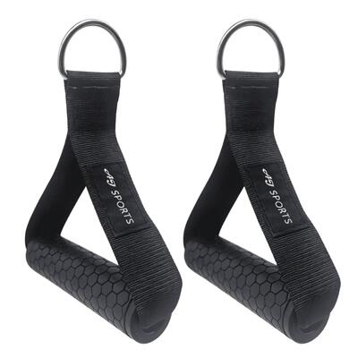 Strap handle - cable handle - 2 stuks - zwart