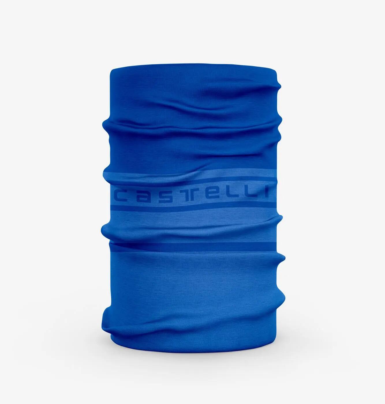 Tubular multifuncțional Castelli Pro Thermal Neck Warmer - albastru Azzurro Ita…