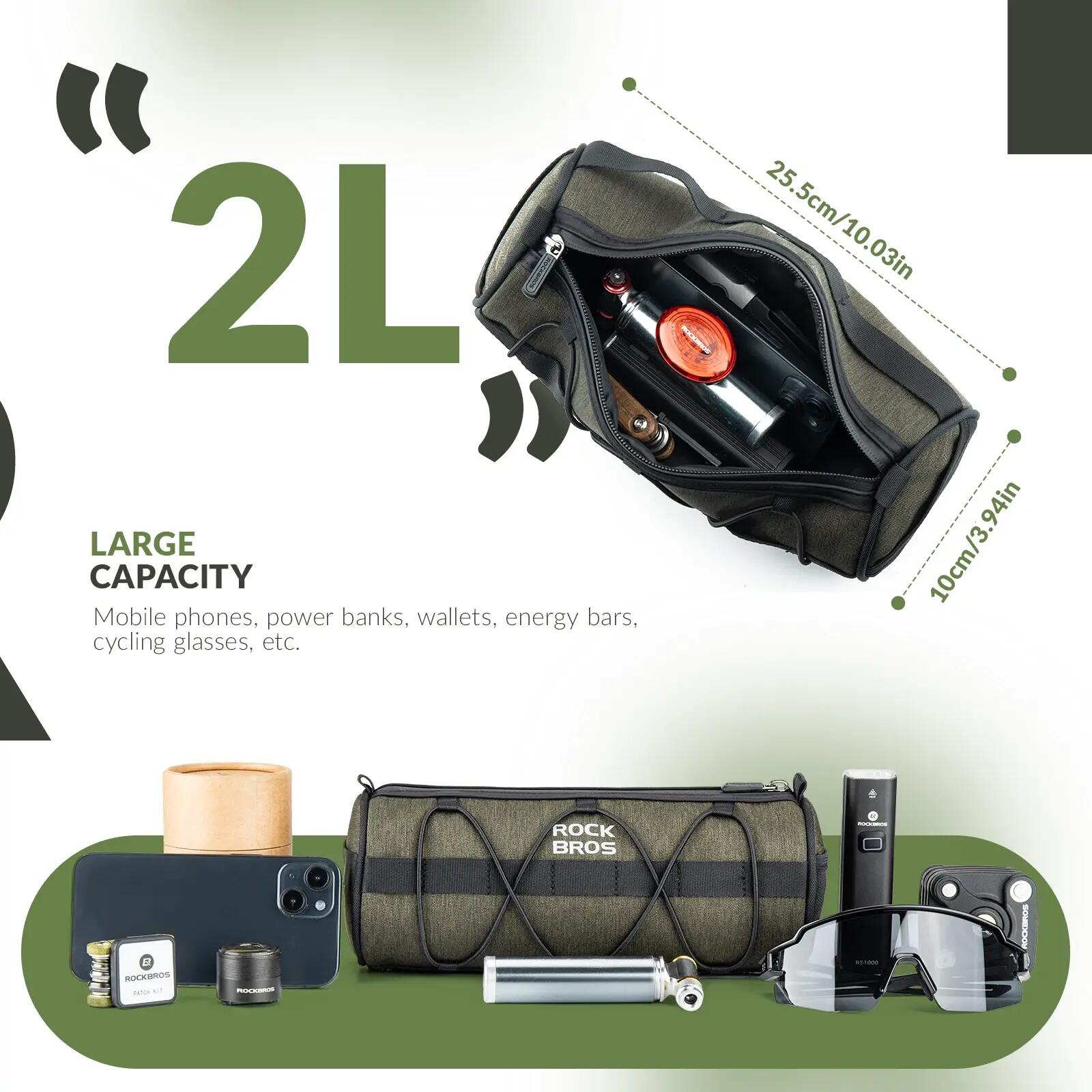 ROCKBROS Lenkertasche Rahmentasche Fahrrad 2/6