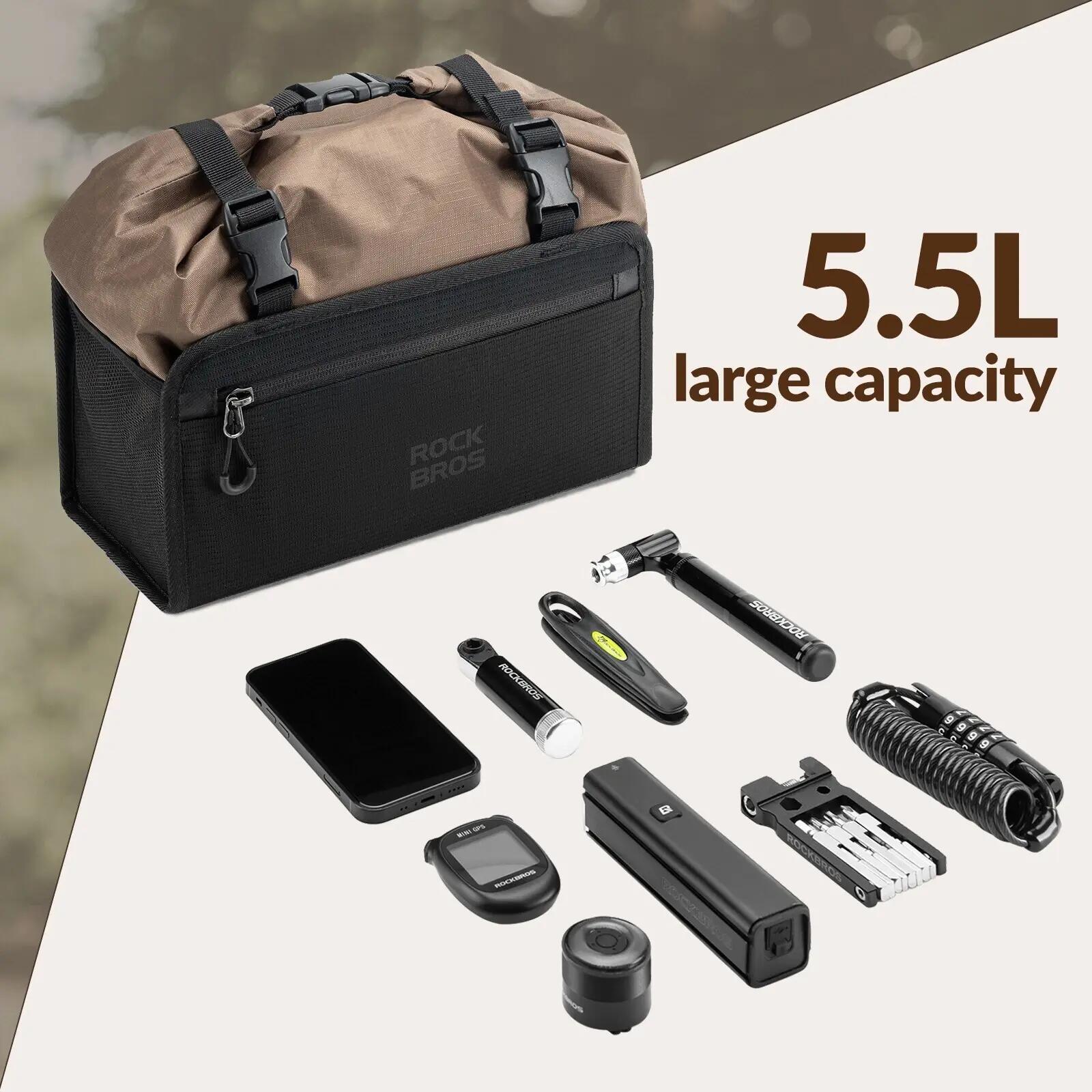 ROCKBROS Wasserdicht Fahrrad Lenkertasche 4/8