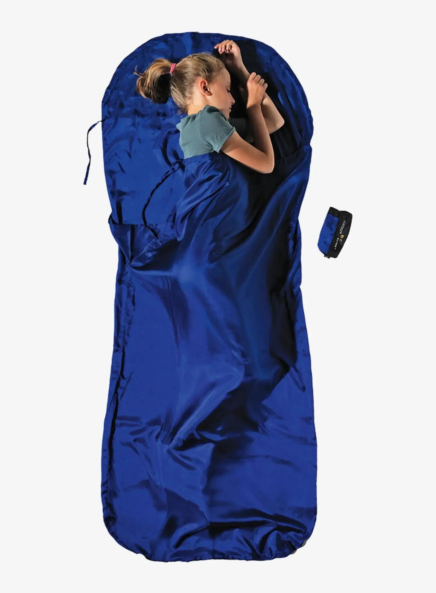 Wkładka do śpiwora Cocoon KidSack - Silk - ultramarine blue 2/2