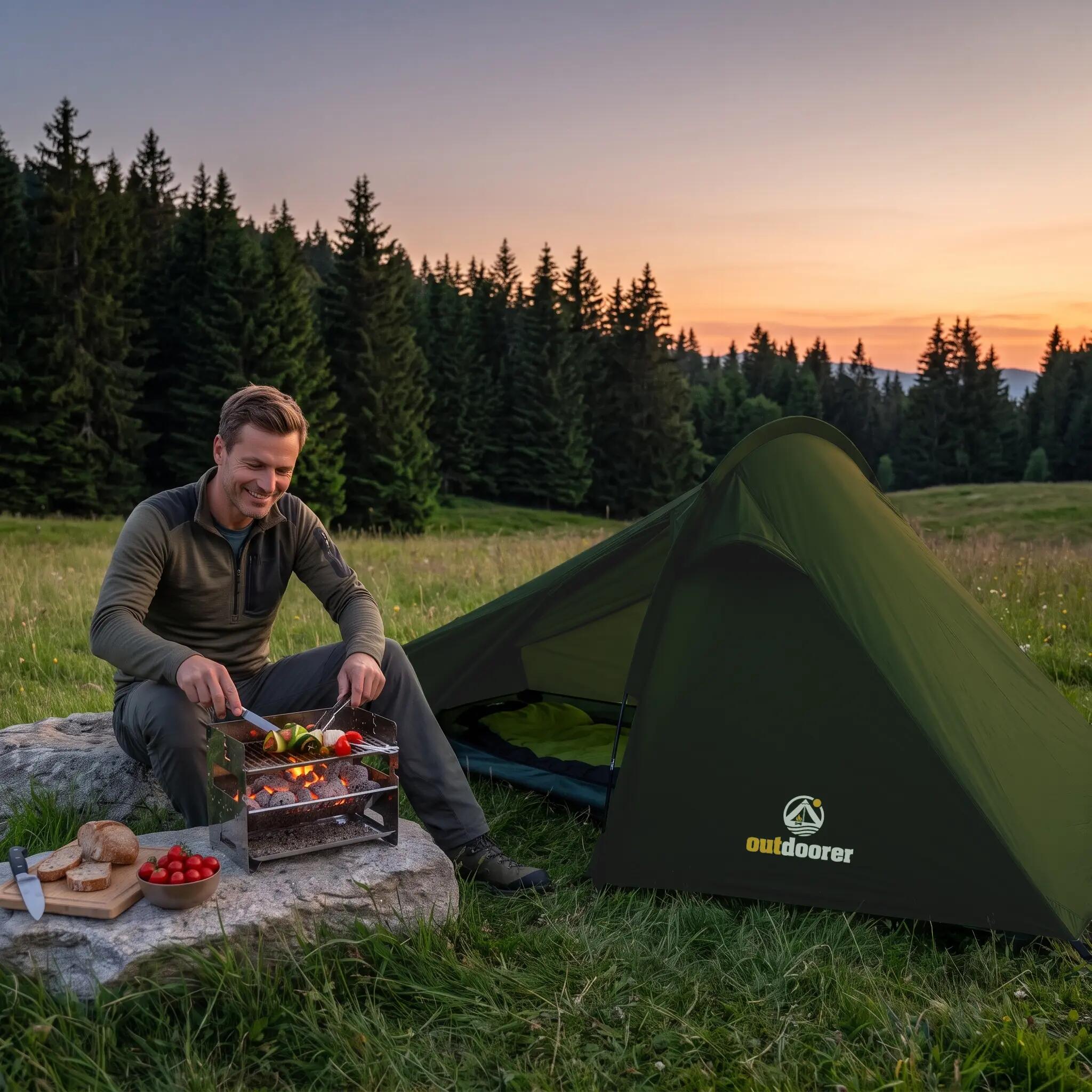 Trekkingzelt Trek Solo UL - Einpersonenzelt ultraleicht aus Nylon 2/6