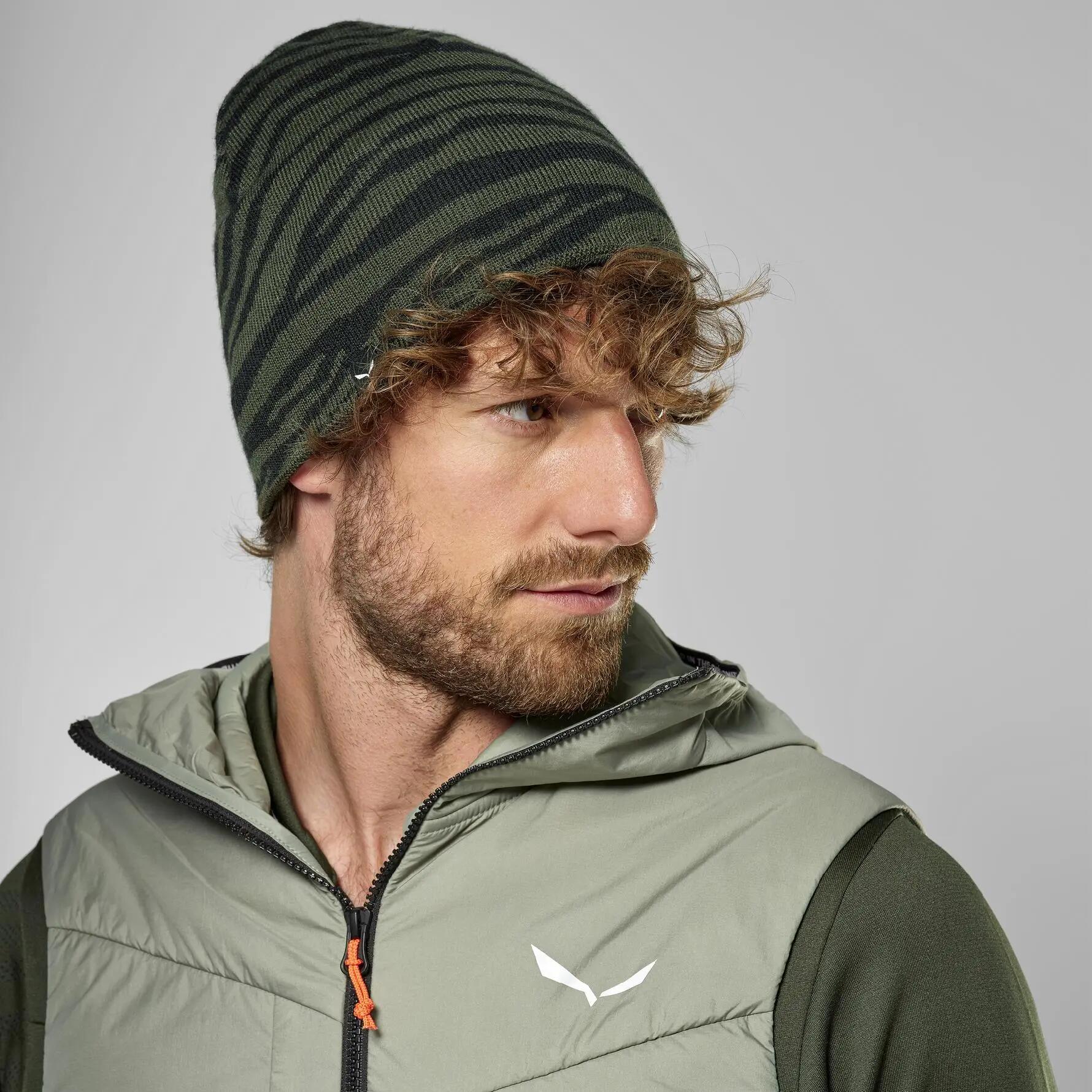 Gorro de invierno unisex Salewa SELLA CREVASSE verde 00-0000029133_5289 2/3
