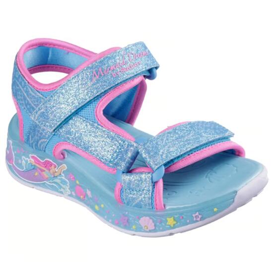 Sandały dziewczęce Skechers Mermaid Dreams 303108L-BLMT 32