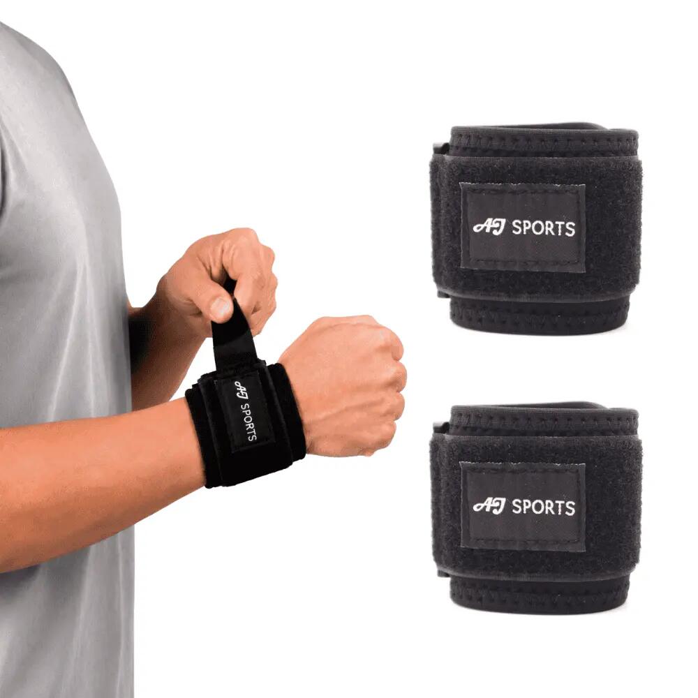 Wrist Wraps - Polsbrace - Krachttraining - Zwart 1/6