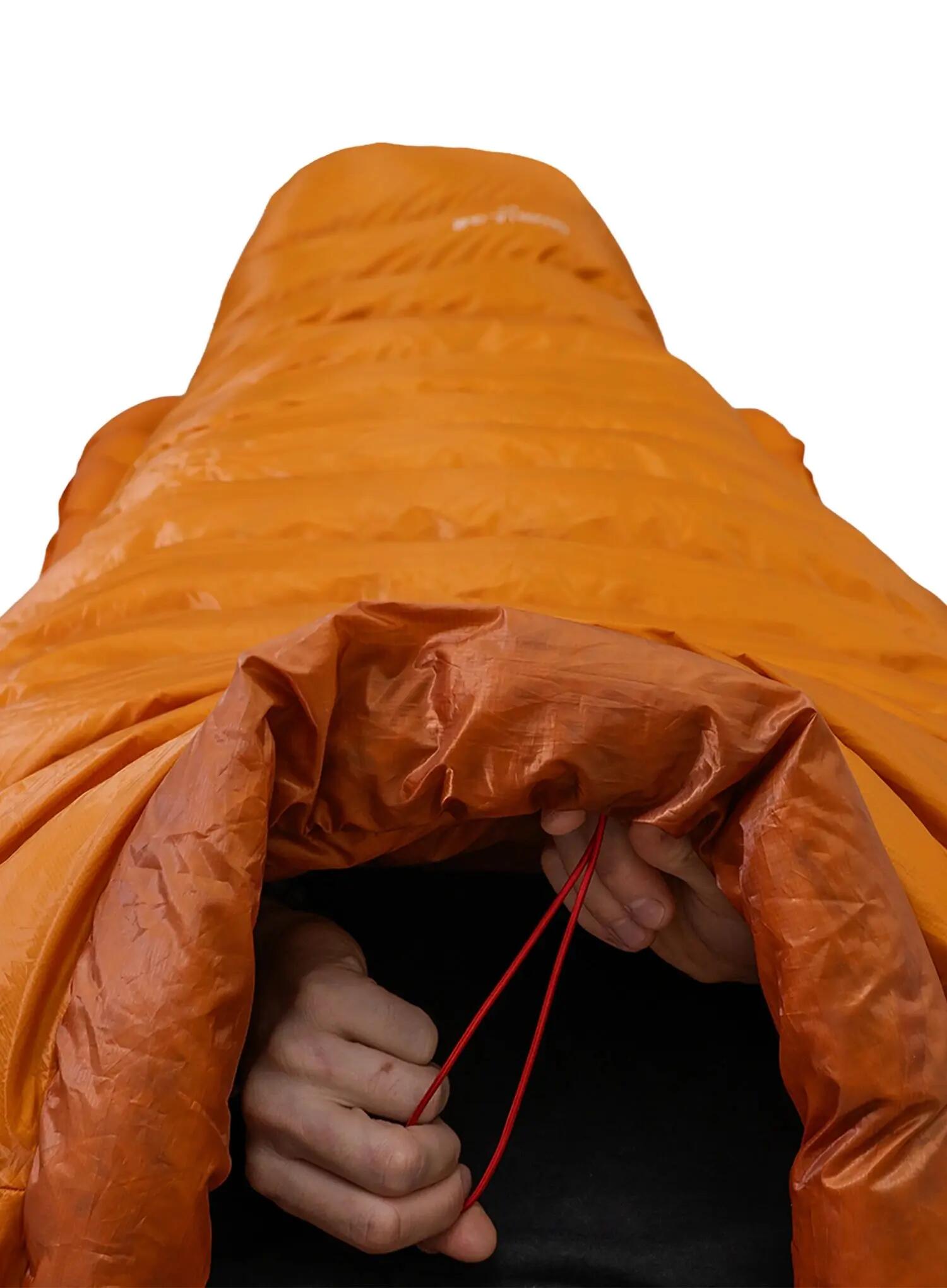 Śpiwór puchowy Robens Scoria Quilt UL +6C Long (195 cm) - orange 6/7