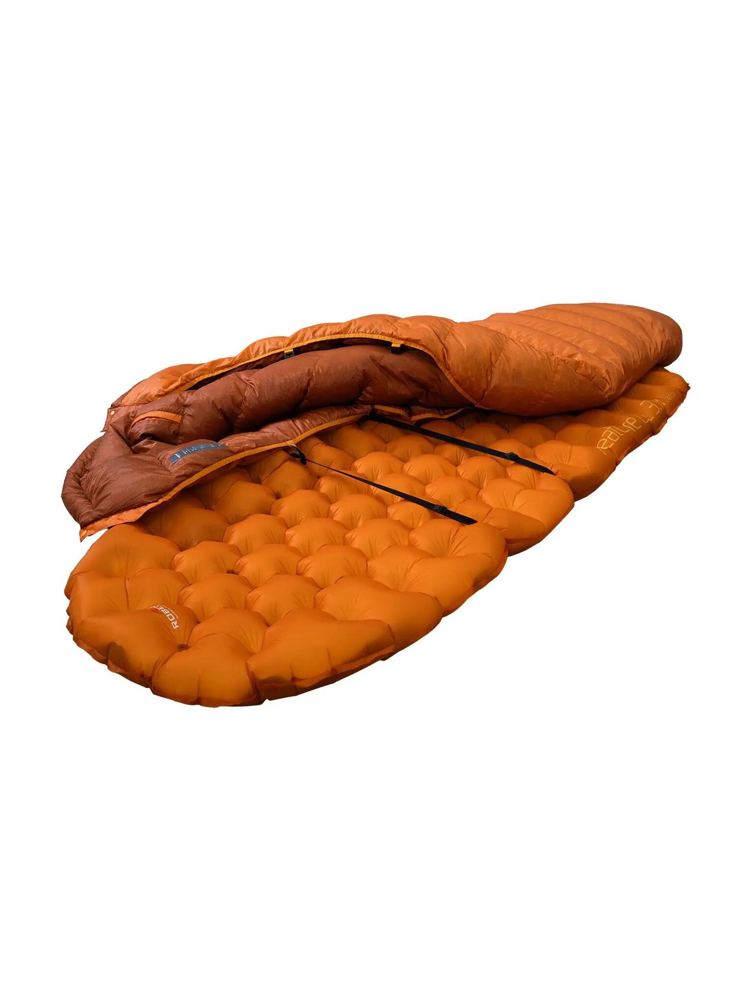 Śpiwór puchowy Robens Scoria Quilt UL +6C Long (195 cm) - orange 3/7