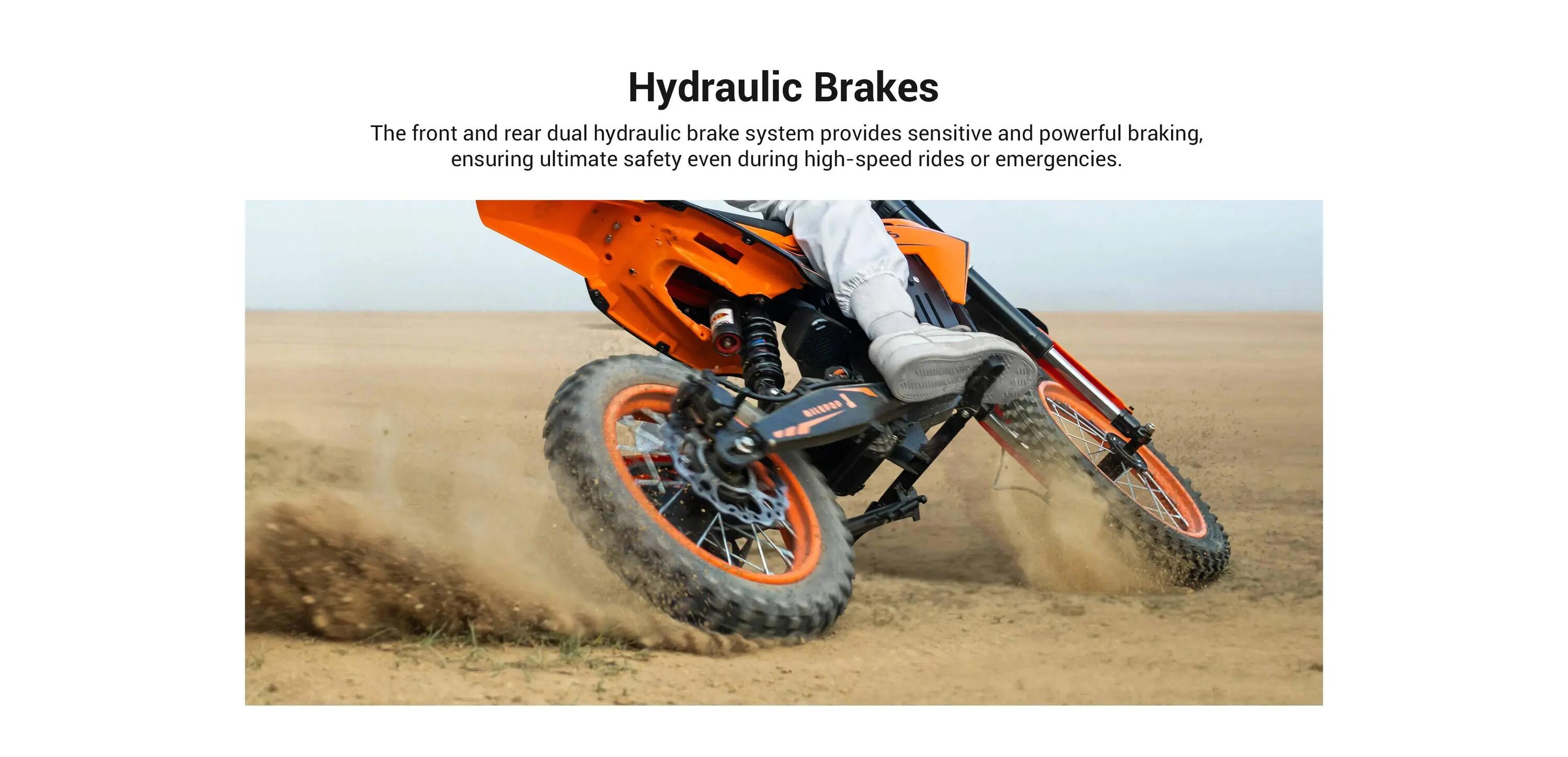 Moto elétrica off-road adulto HillMiles MilePop 1 48V25Ah 14"&12" 12/13
