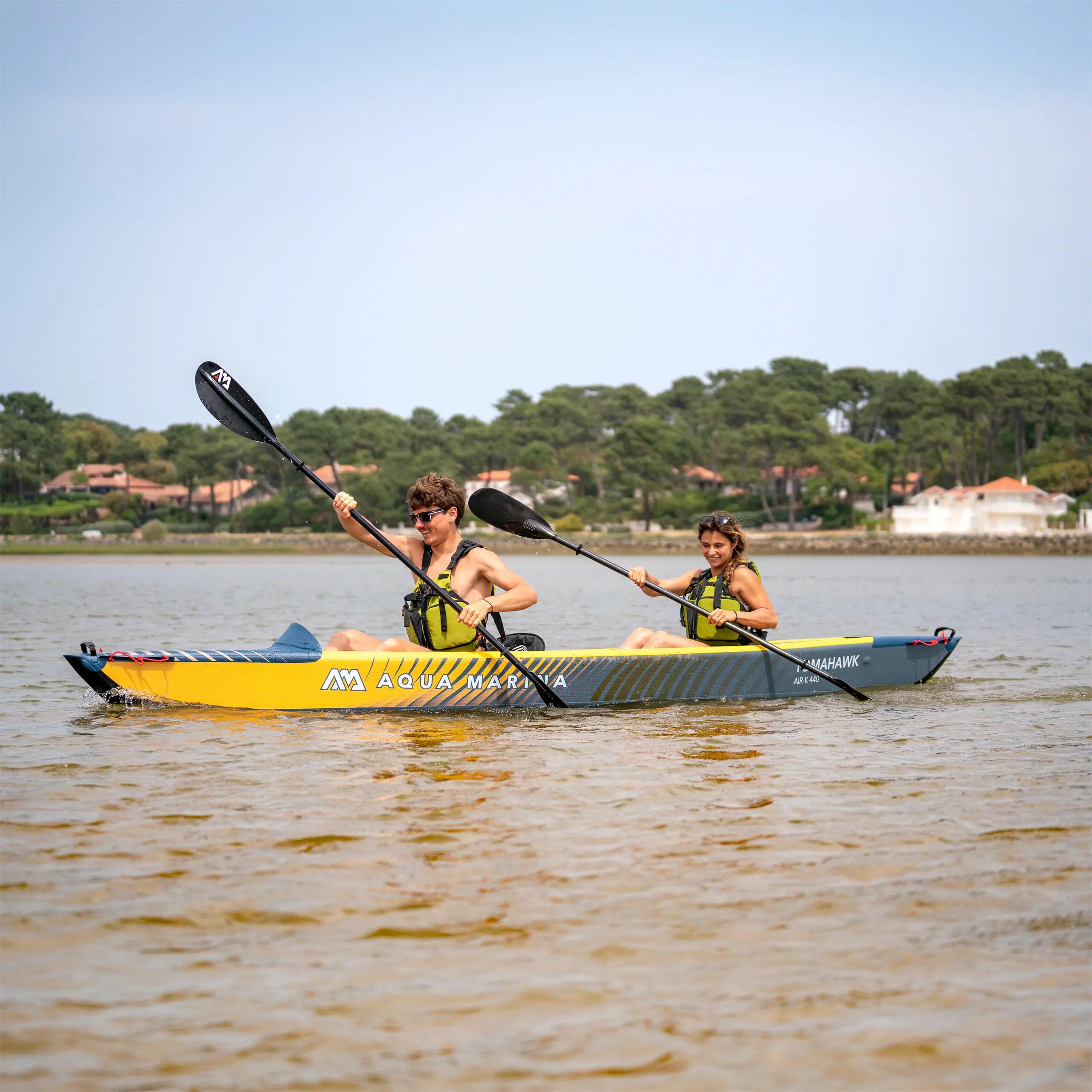 Kajak pompowany Aqua Marina Tomahawk Air-K440 +Pompka EP-T16+BOJKA DMUCHANA 14/15