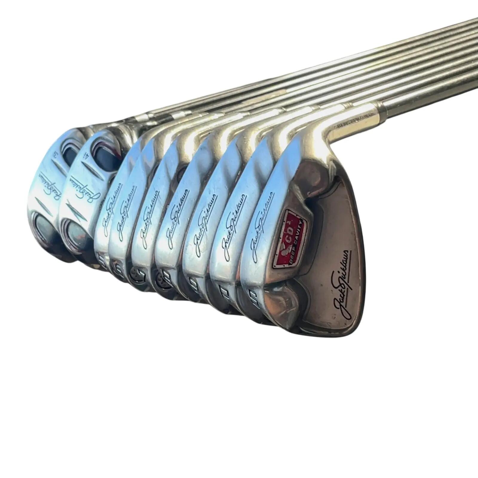 Jack Nicklaus Deep Cavity IJzerset / 3-PW+SW / Flex Stiff / Grafiet 3/7