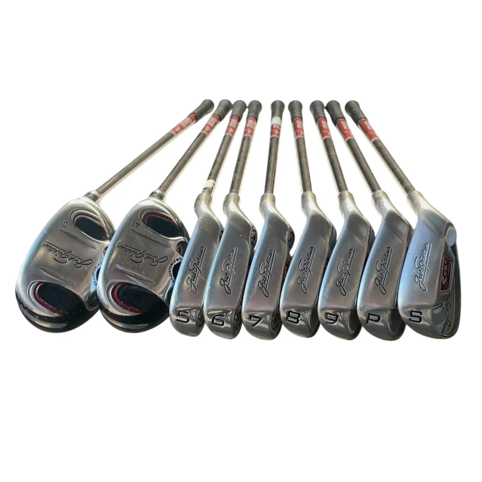 Jack Nicklaus Deep Cavity IJzerset / 3-PW+SW / Flex Stiff / Grafiet 2/7
