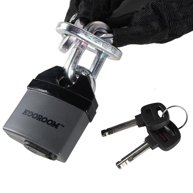 MOTOBLOUZ Antivol chaine Vélo Haute sécurité Gris 2/7