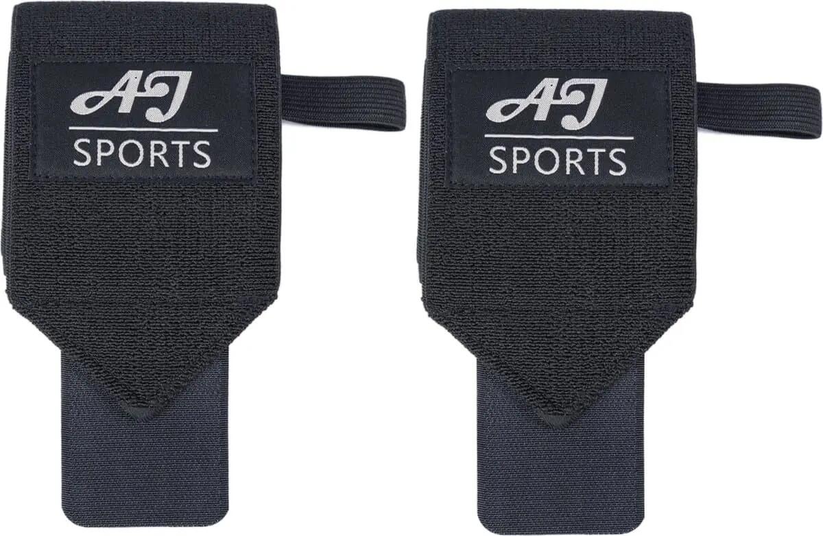Wrist wraps - Lifting straps - Elastisch - 2 stuks - Zwart 3/5