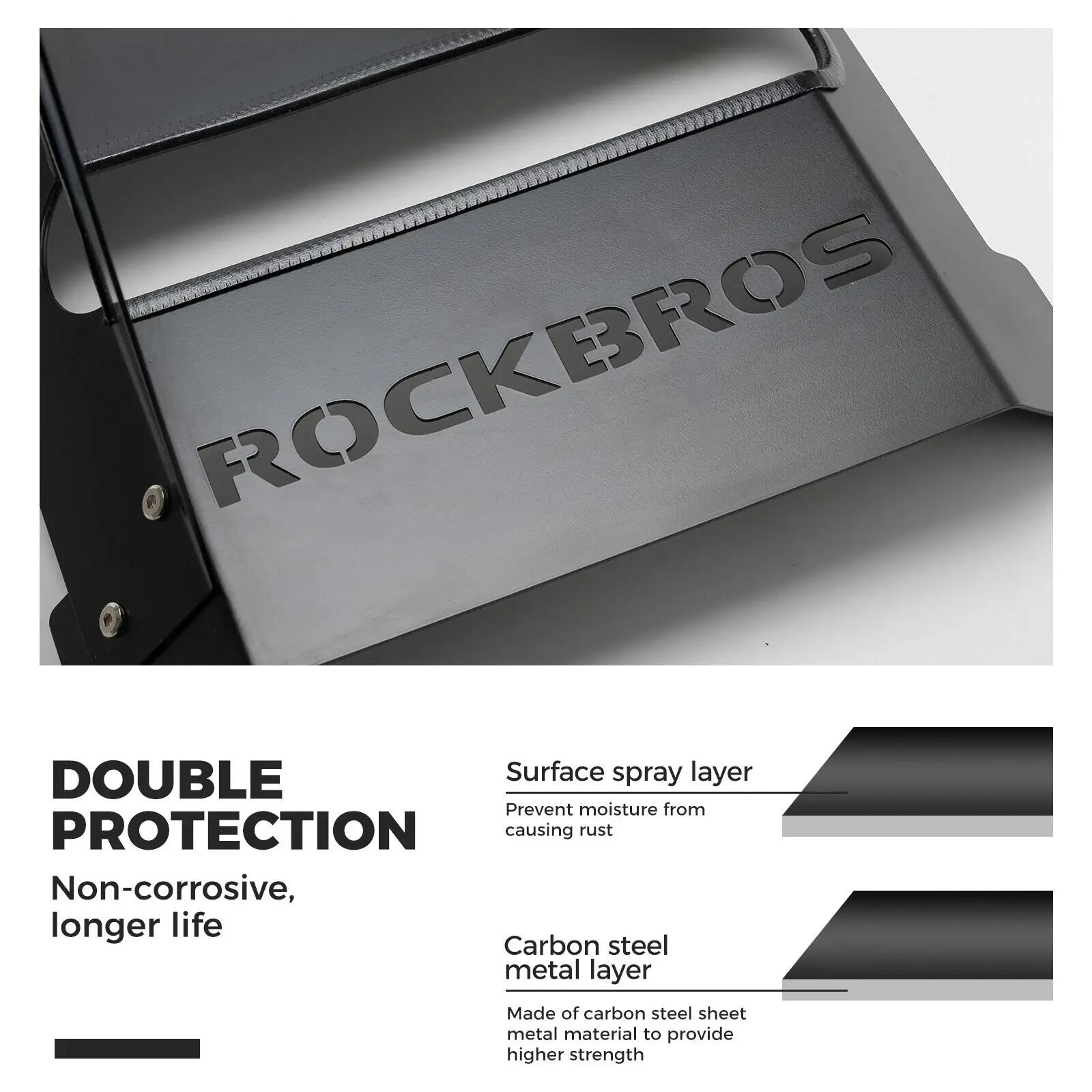 ROCKBROS Fahrradständer aus Kohlenstoffstahl Vorder 3/6