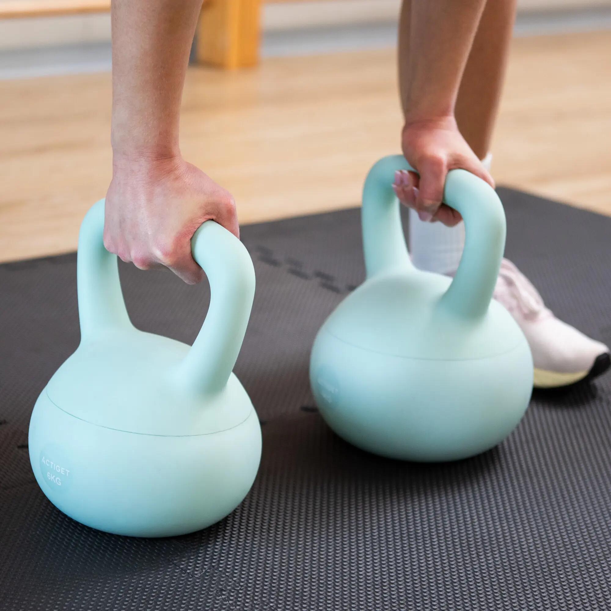 Kettlebell miękki Actiget 6 kg ciężar do ćwiczeń, kula treningowa, fitness 2/7