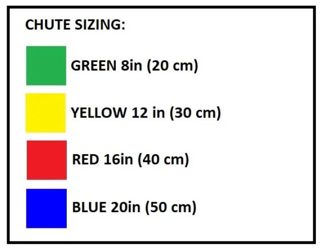 AQUA-SPORT SLEEPPARACHUTE GROEN WEERSTAND MAAT 20CM AS1950GN 2/2