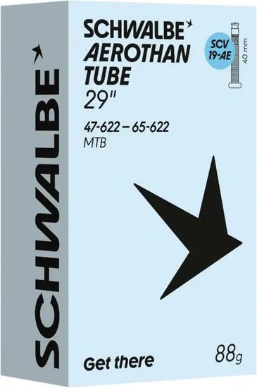 Lichtgewicht binnenband Schwalbe Aerothan MTB SCV19AE 29" Schwalbe Clik-ventiel