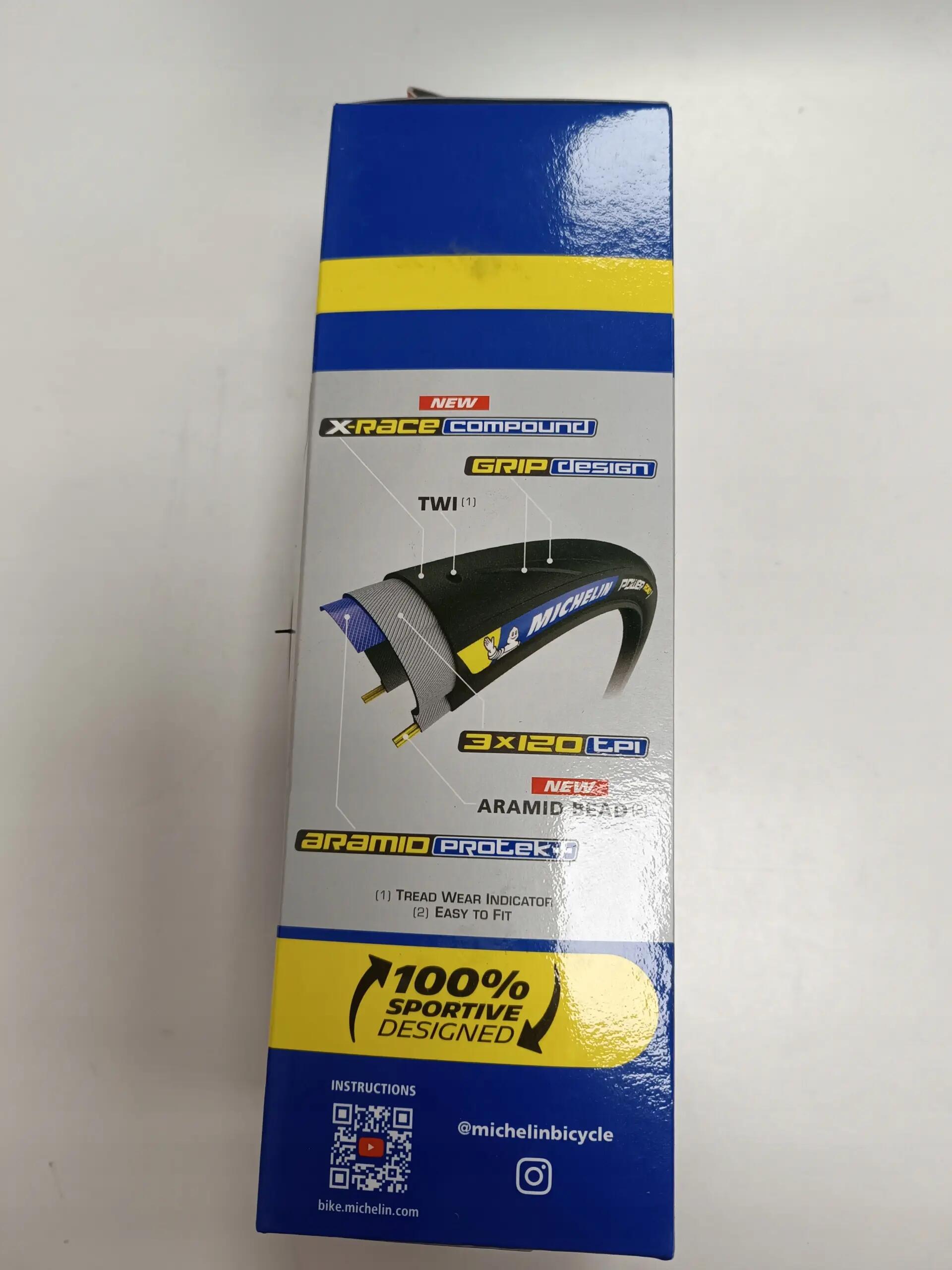 Pneumatico per bicicletta pieghevole Michelin Power Road Black TS KEVLAR 700X28C 3/3
