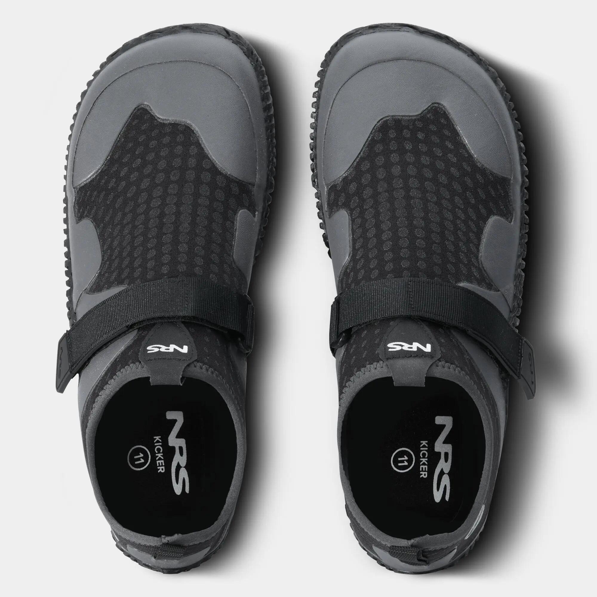 Chaussures aquatiques - kayak - nrs kicker - noir 6/9