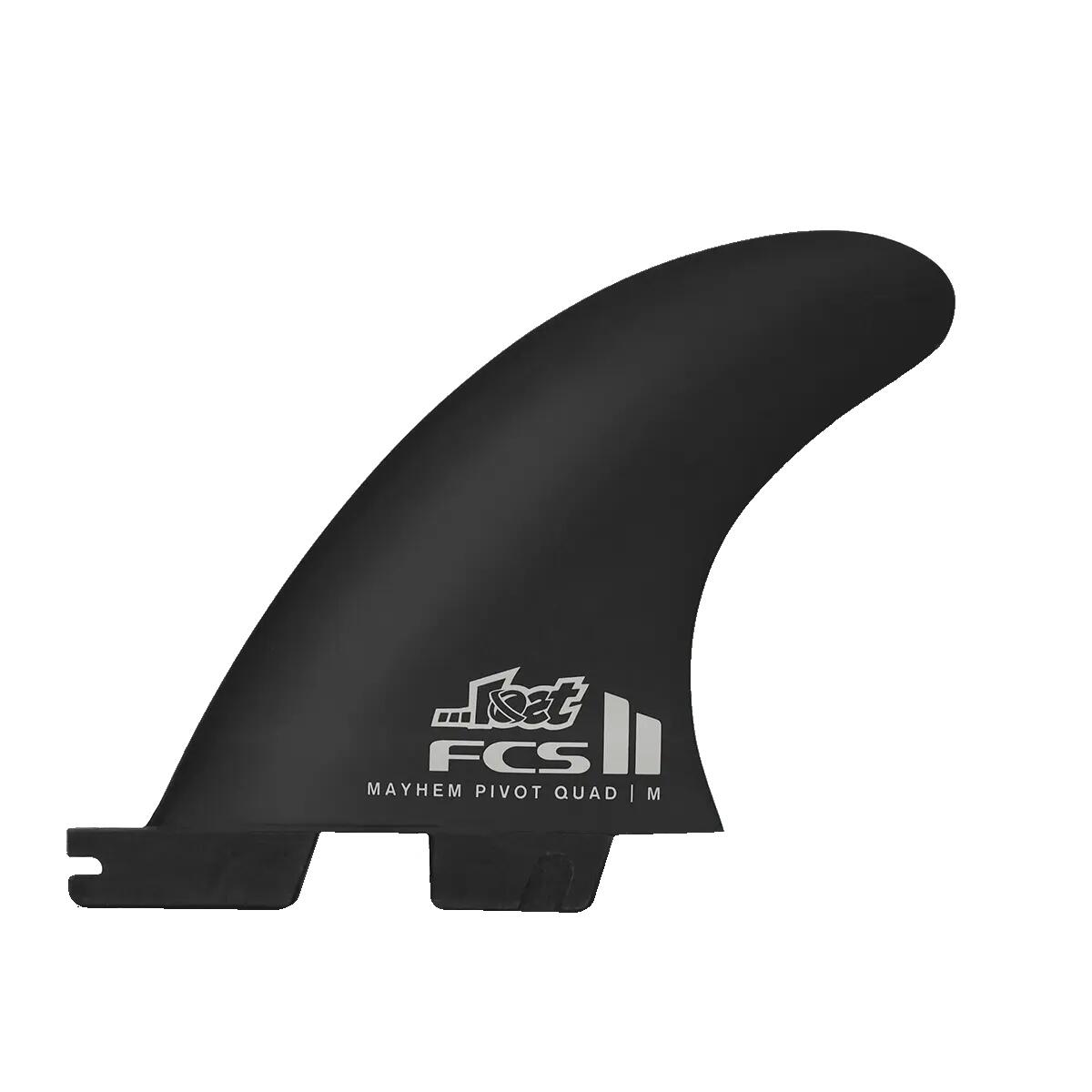 2 ailerons FCS II Mayhem Pivot Quad Rear Fin Set-LRG 4/6