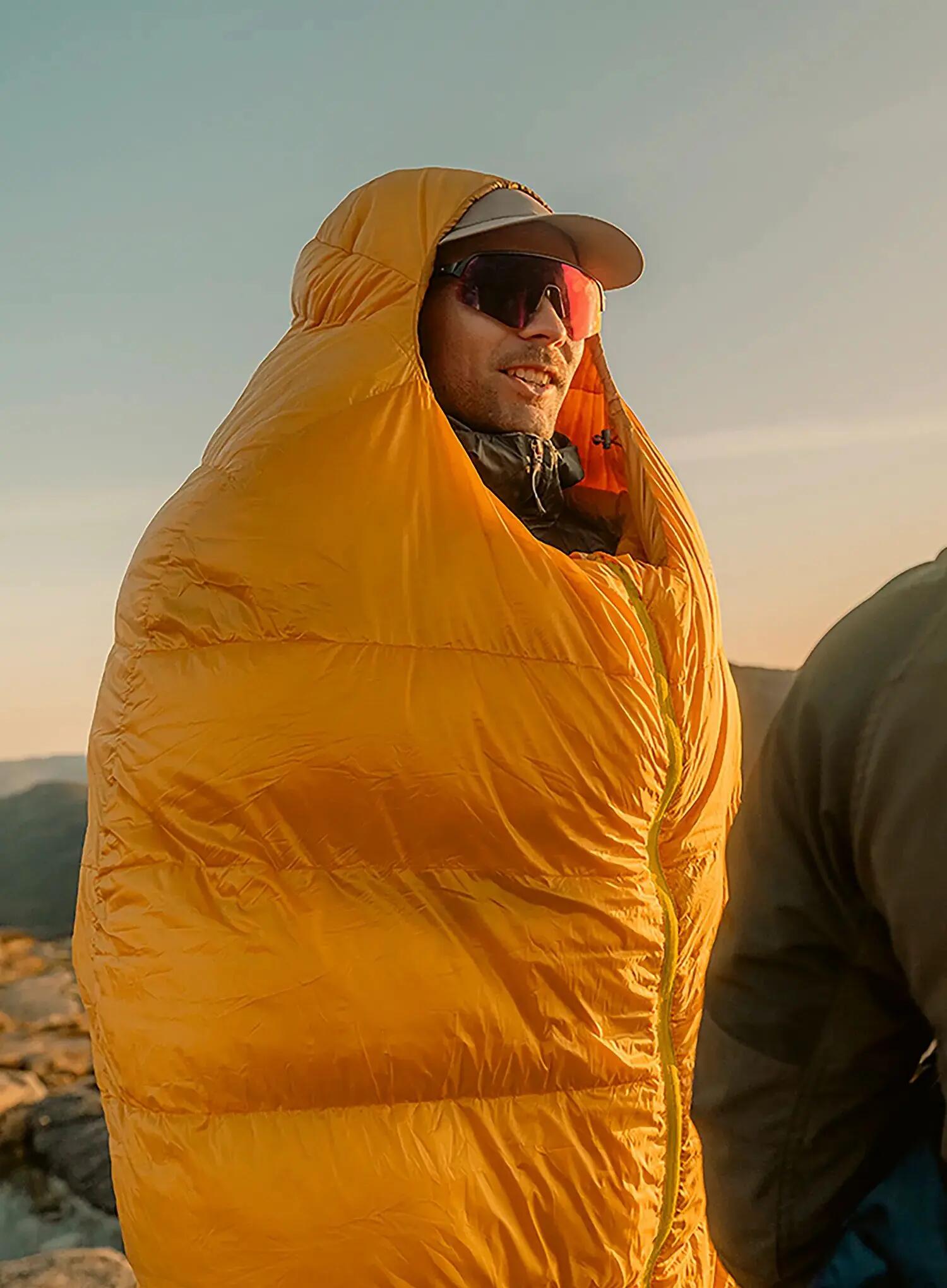 Śpiwór puchowy Robens Couloir 750 (195 cm) - yellow 4/7