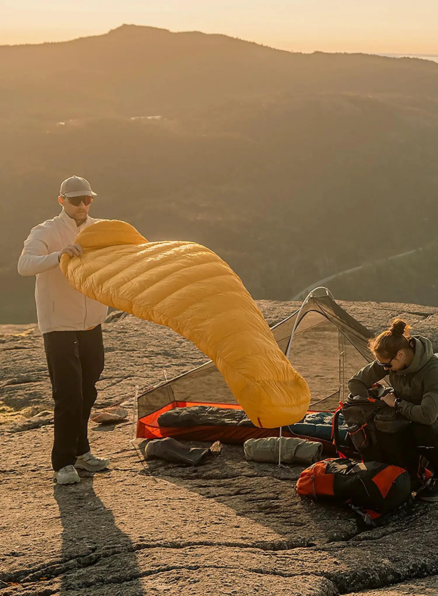Śpiwór puchowy Robens Couloir 750 (195 cm) - yellow 2/7