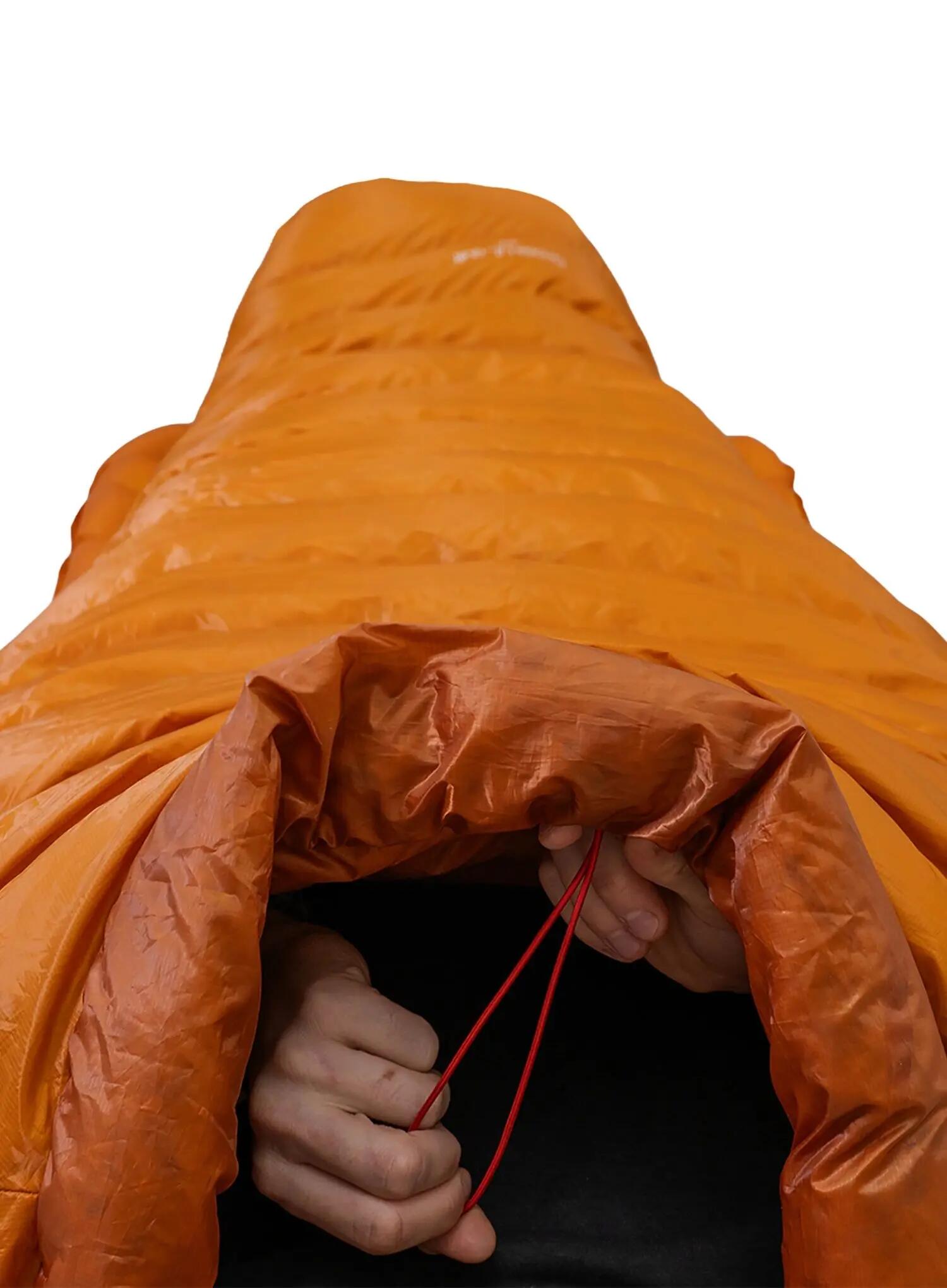 Śpiwór puchowy Robens Scoria Quilt UL +6C Regular (180 cm) - orange 6/7