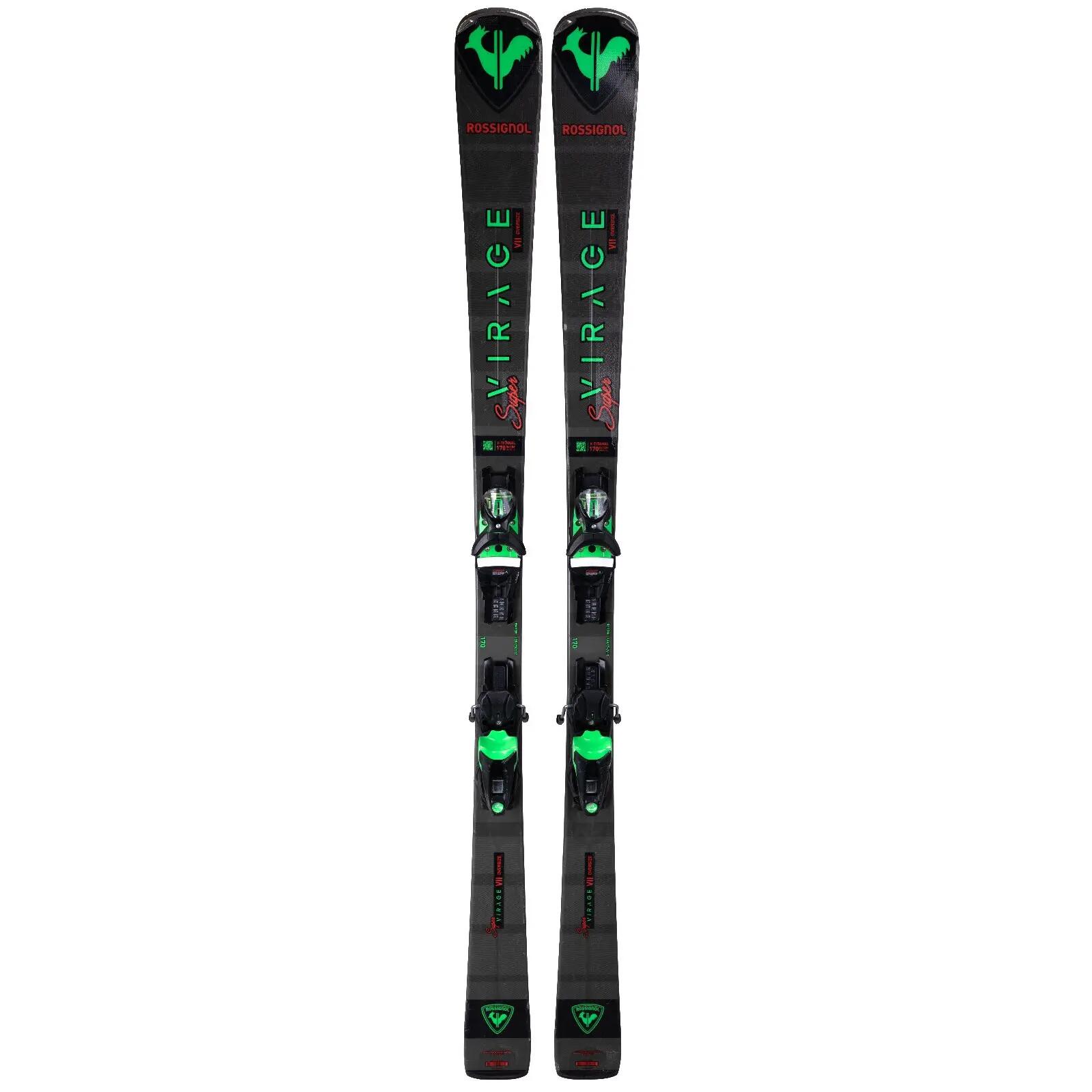 RECONDITIONNE - Ski Rossignol Super Virage Vii + Fixations 2/4