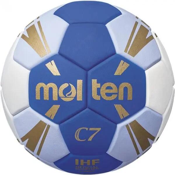 "C7" Handball Damen und Herren Weiß/Blau/Golden 2 9/10