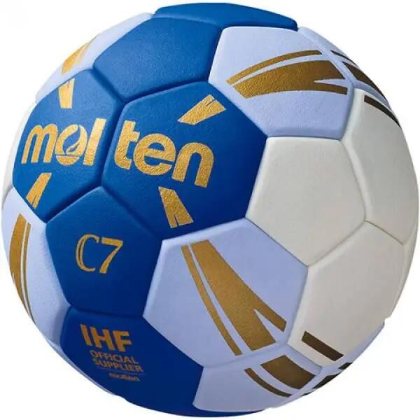 "C7" Handball Damen und Herren Weiß/Blau/Golden 2 8/10