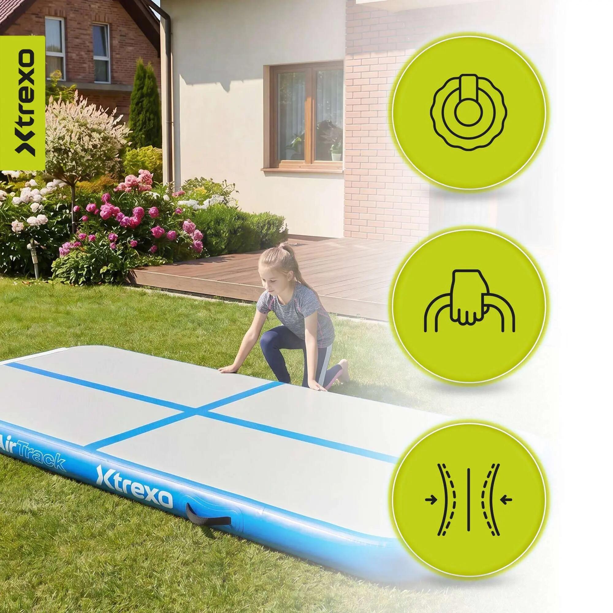 Pista de gimnasia XTREXO 200 x 100 x 10 6/8