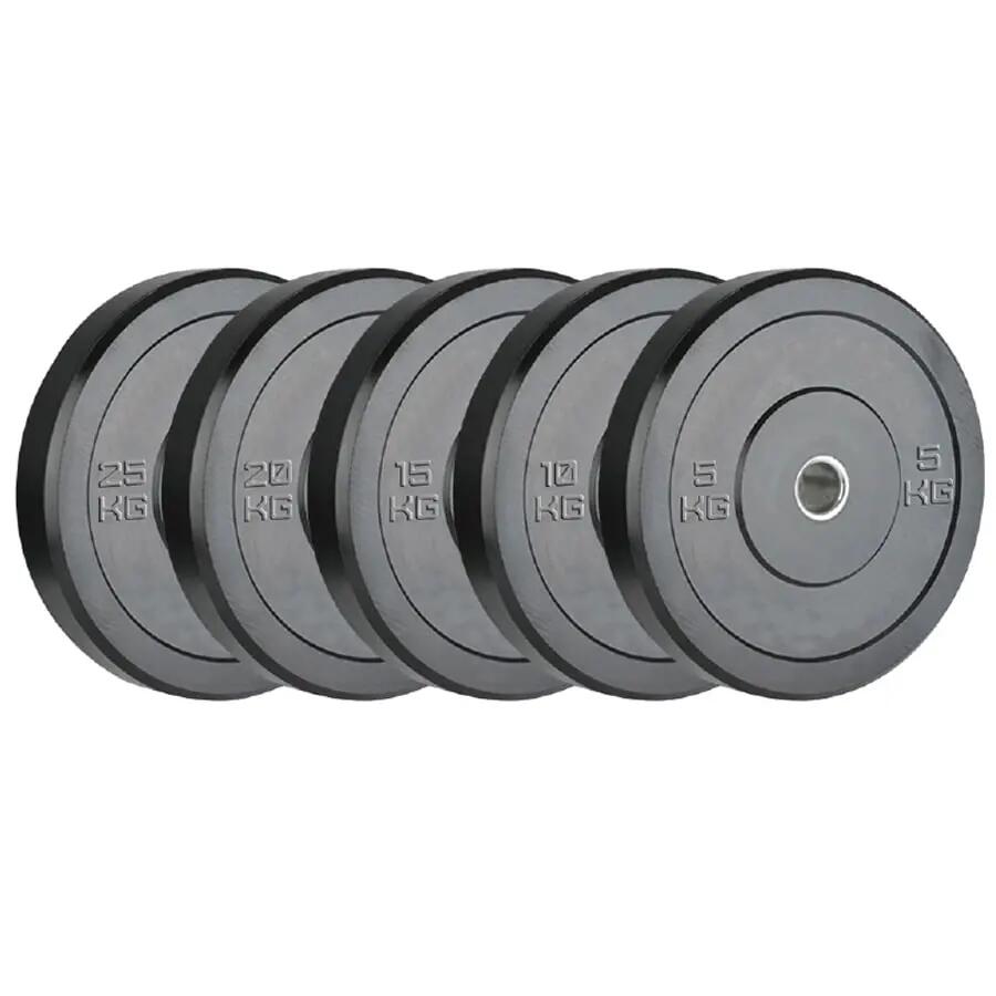 Disco olímpico bumper de halterofilismo 5kg 3/4