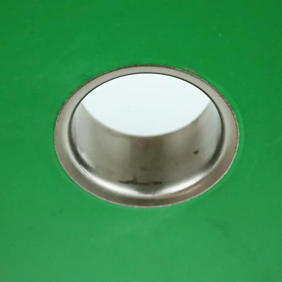 Disco bumper olímpico de halterofilia 10 kg verde Viok Sport 3/4