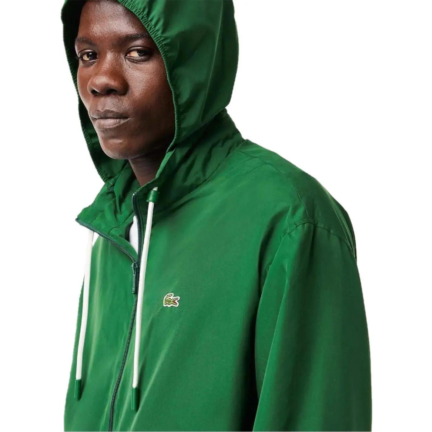 Mens Zipped Jacket (Green) 3/3