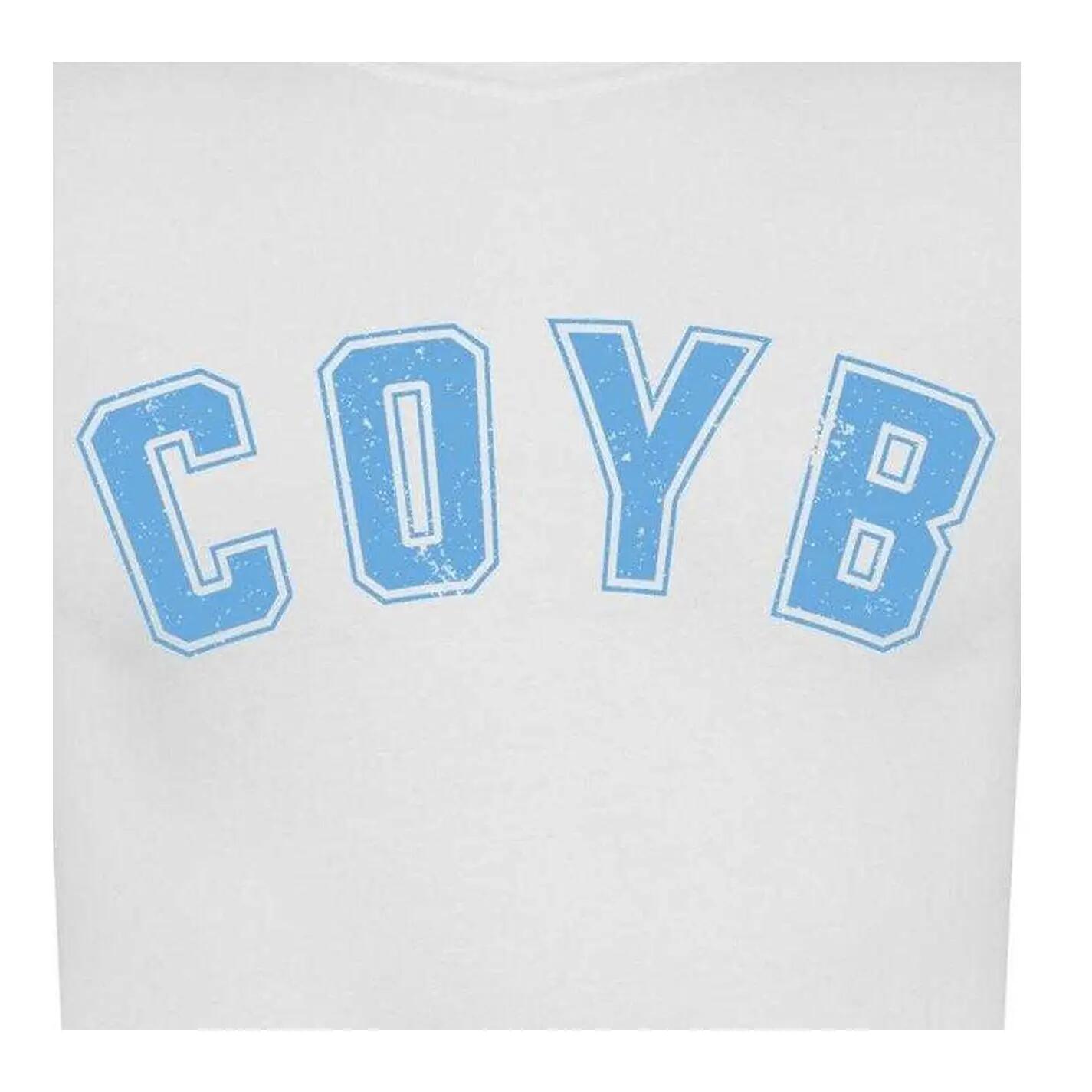 Mens COYB Text TShirt (White/Red) 3/3
