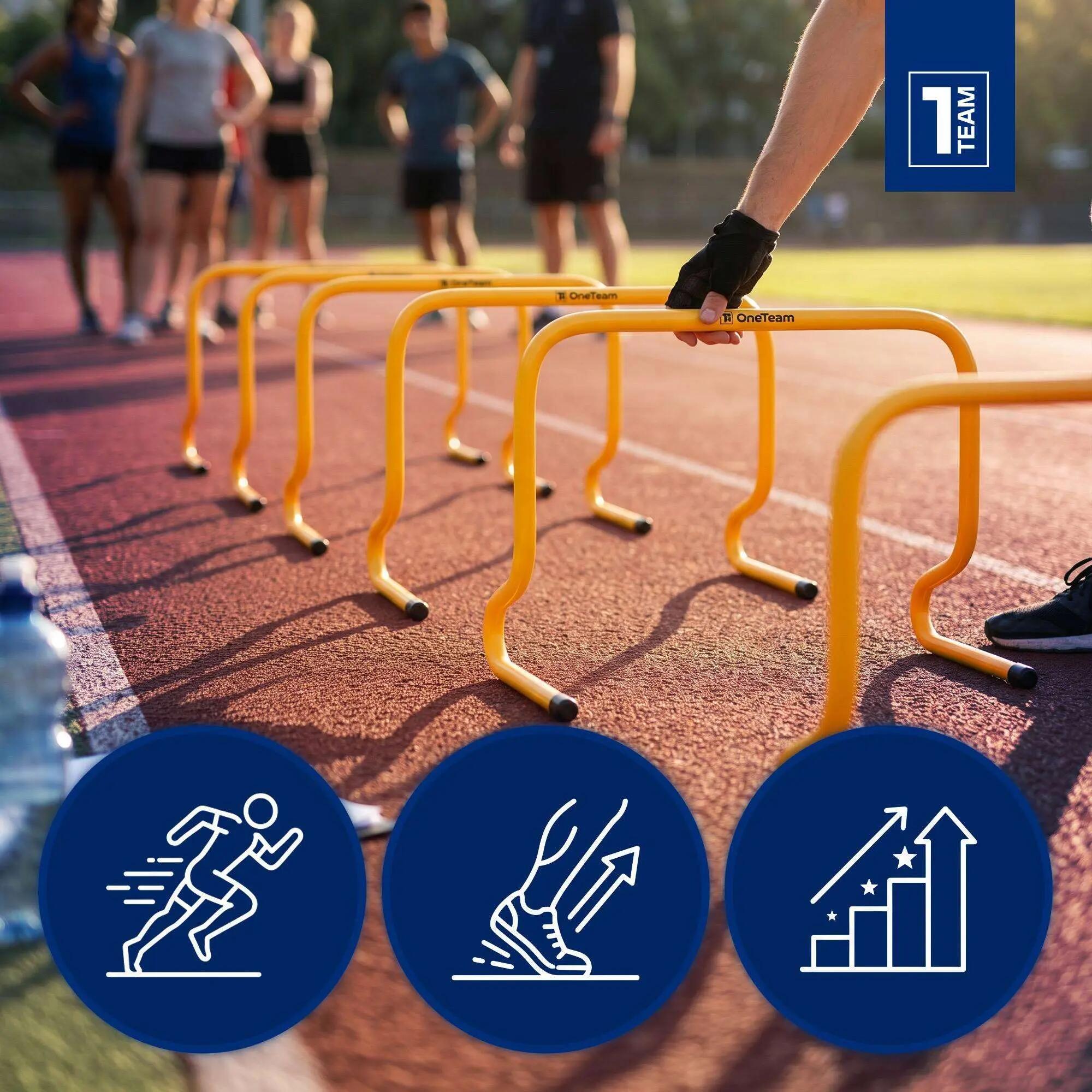 Vallas de entrenamiento OneTeam TRFT07 6 x 40 cm 6/7
