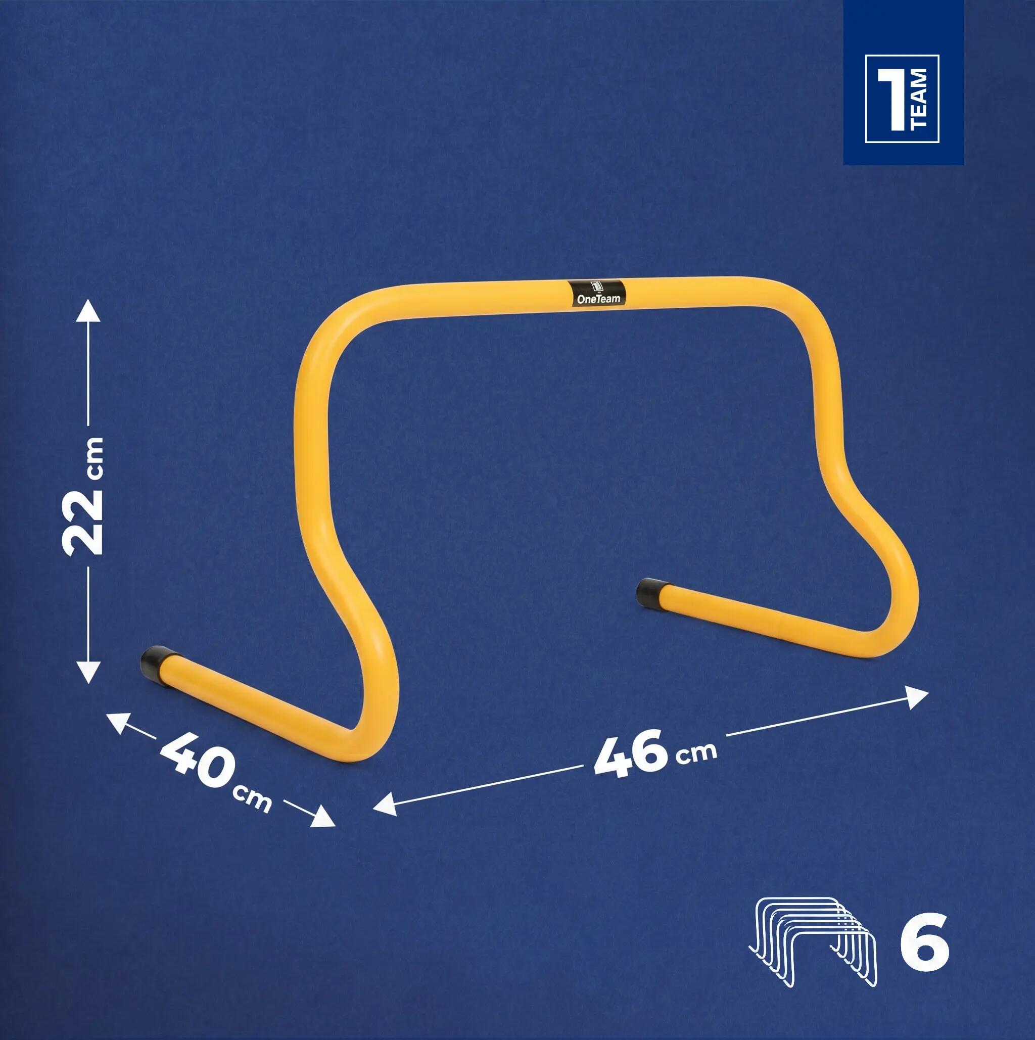Vallas de entrenamiento OneTeam TRFT07 6 x 40 cm 2/7